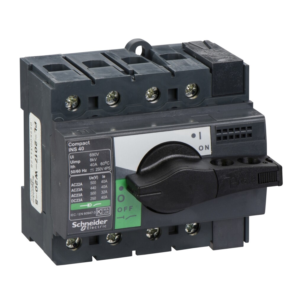 28901 - Yük Ayırıcı Compact INS40 - 4 Kutup - 40 A - Schneider Electric