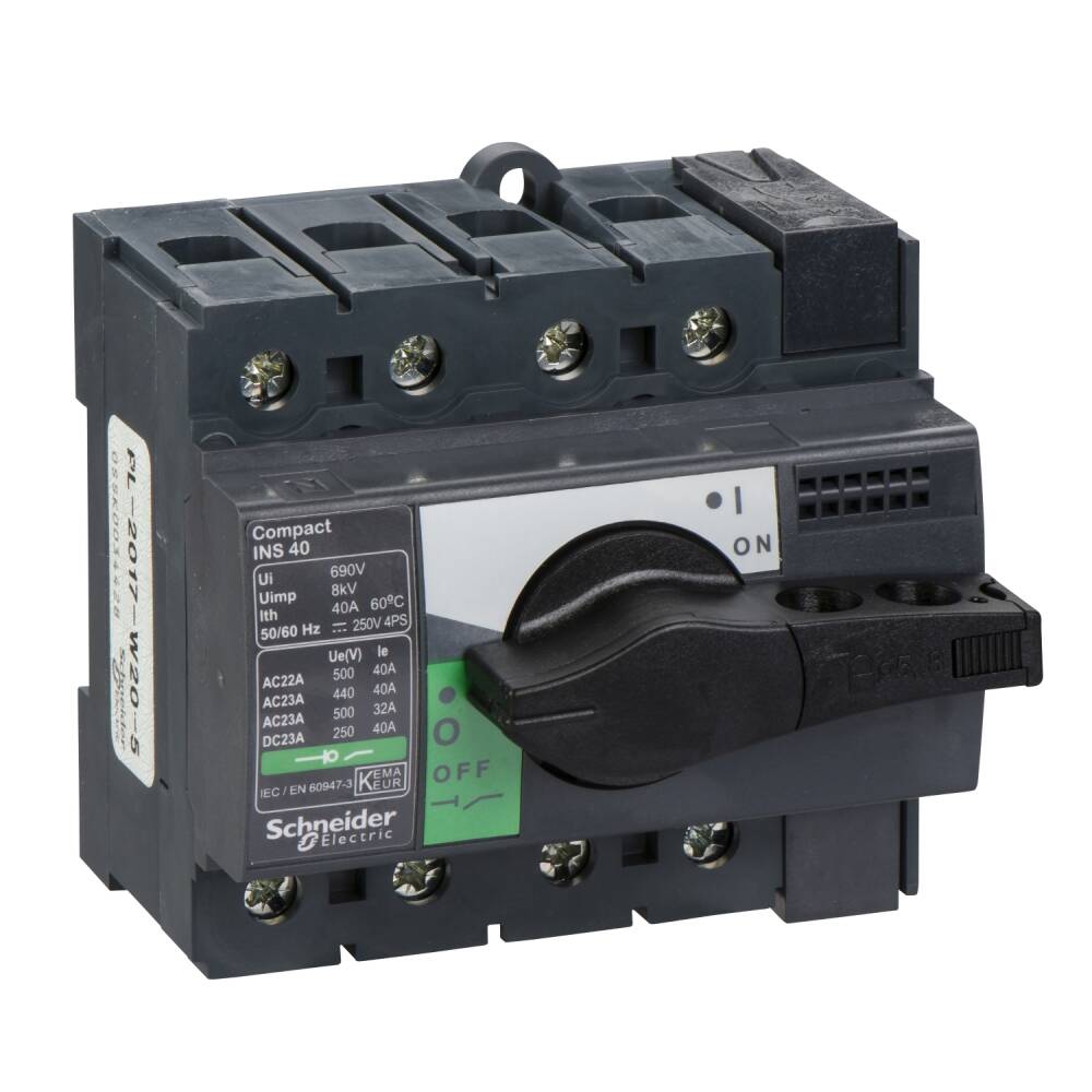 28901 - Yük Ayırıcı Compact INS40 - 4 Kutup - 40 A - 1