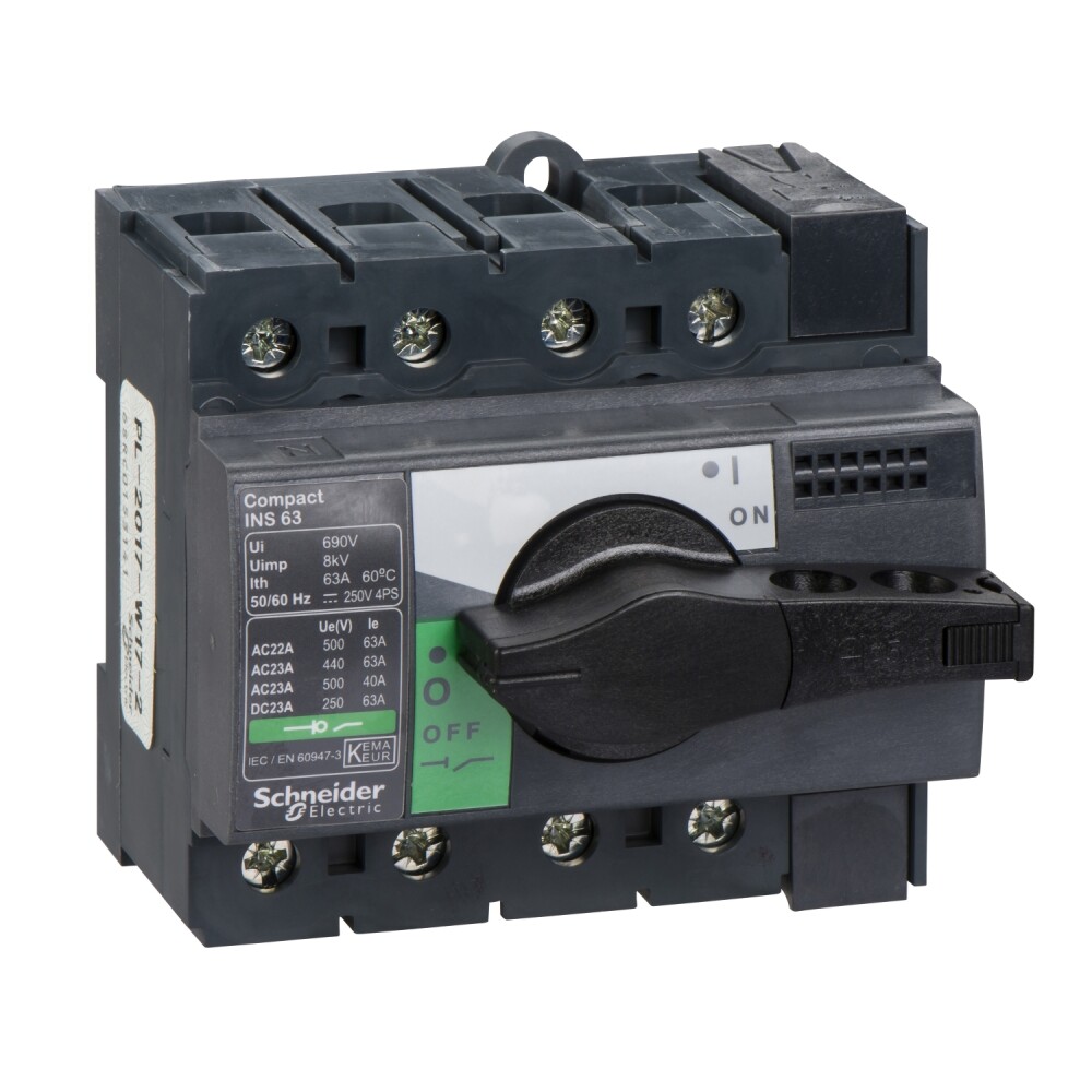 28903 - Yük Ayırıcı Compact INS63 - 4 Kutup - 63 A - Schneider Electric