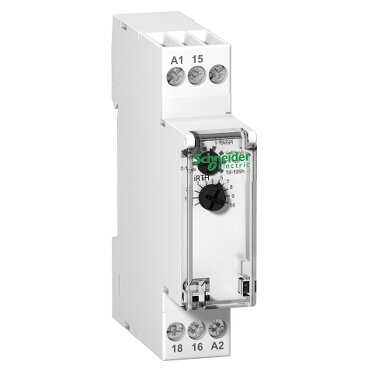 A9E16068 - IRTH Rölesi - Bir Yükün Enerjisini Kesmek İçin Bir Zaman Gecikmesi Uygular-1C/O- Uc 24-240VAC/24VDC - 2