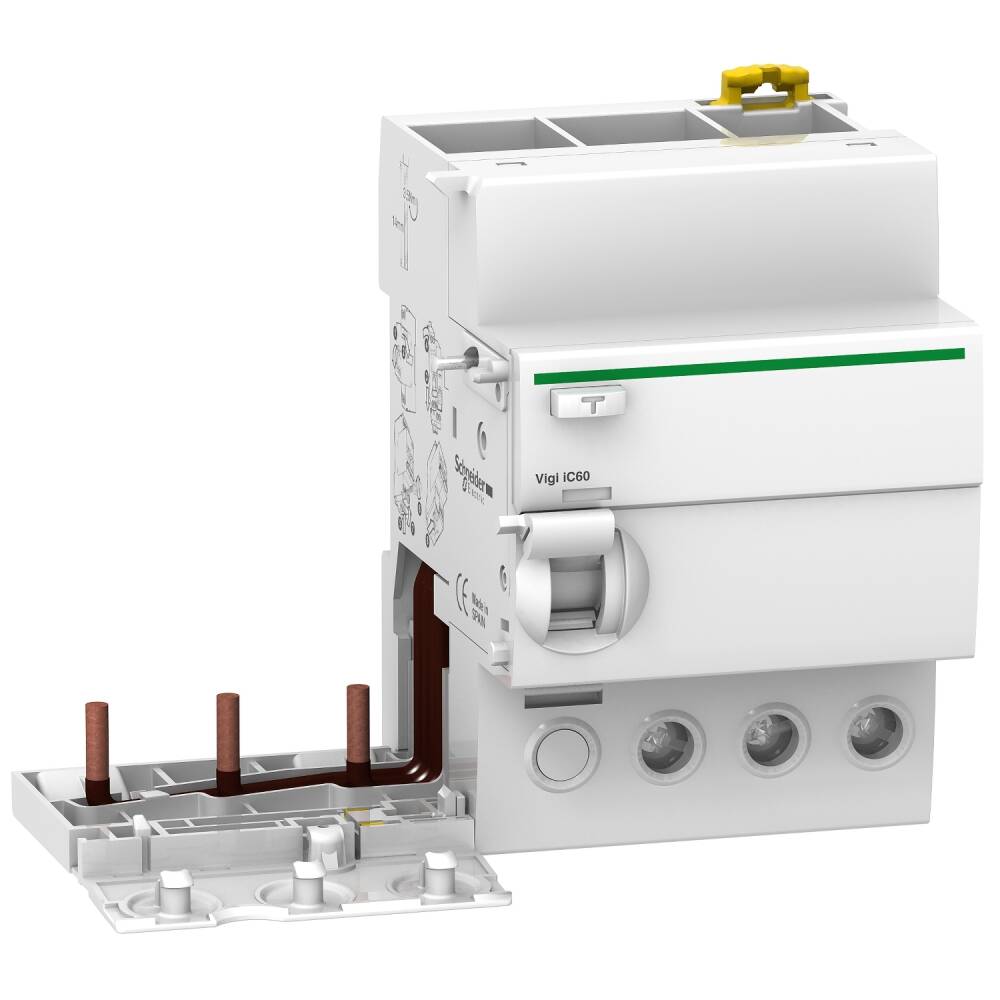 A9V41363 - Vigi IC60 - Toprak Kaçağı Eklenti Bloğu - 3P - 63A - 30mA - AC Tipi - 1