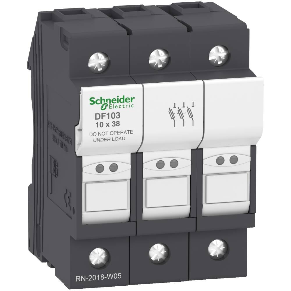 DF103 - TeSys Sigorta Bağlantı Kesici - 3P - 32A - Sigorta Boyutu 10 X 38 Mm - 1