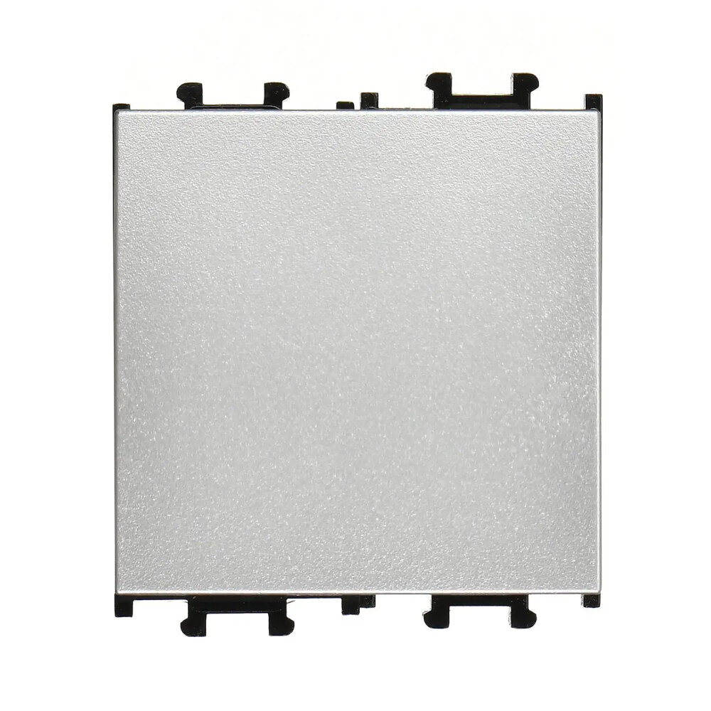 Domino Anahtar Geniş, 2M, Gümüş (Mekanizma + Tuş/Kapak) - Günsan Elektrik