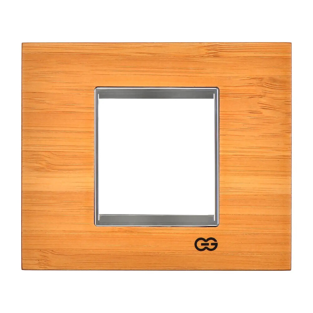 Domino Bambu Ahşap Çerçeve / Çıtası Krom, 2M - Günsan Elektrik