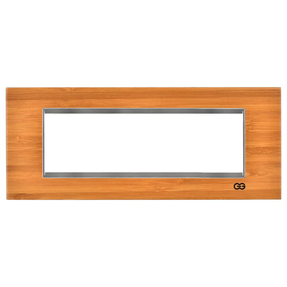 Domino Bambu Ahşap Çerçeve / Çıtası Krom, 7M - Günsan Elektrik
