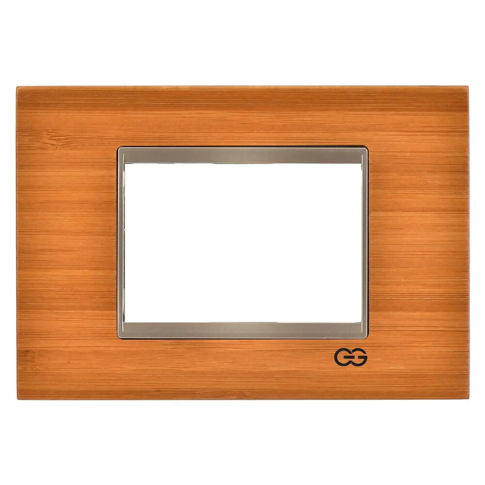 Domino Bambu Ahşap Çerçeve / Çıtası Metalik Bej, 3M - Günsan Elektrik