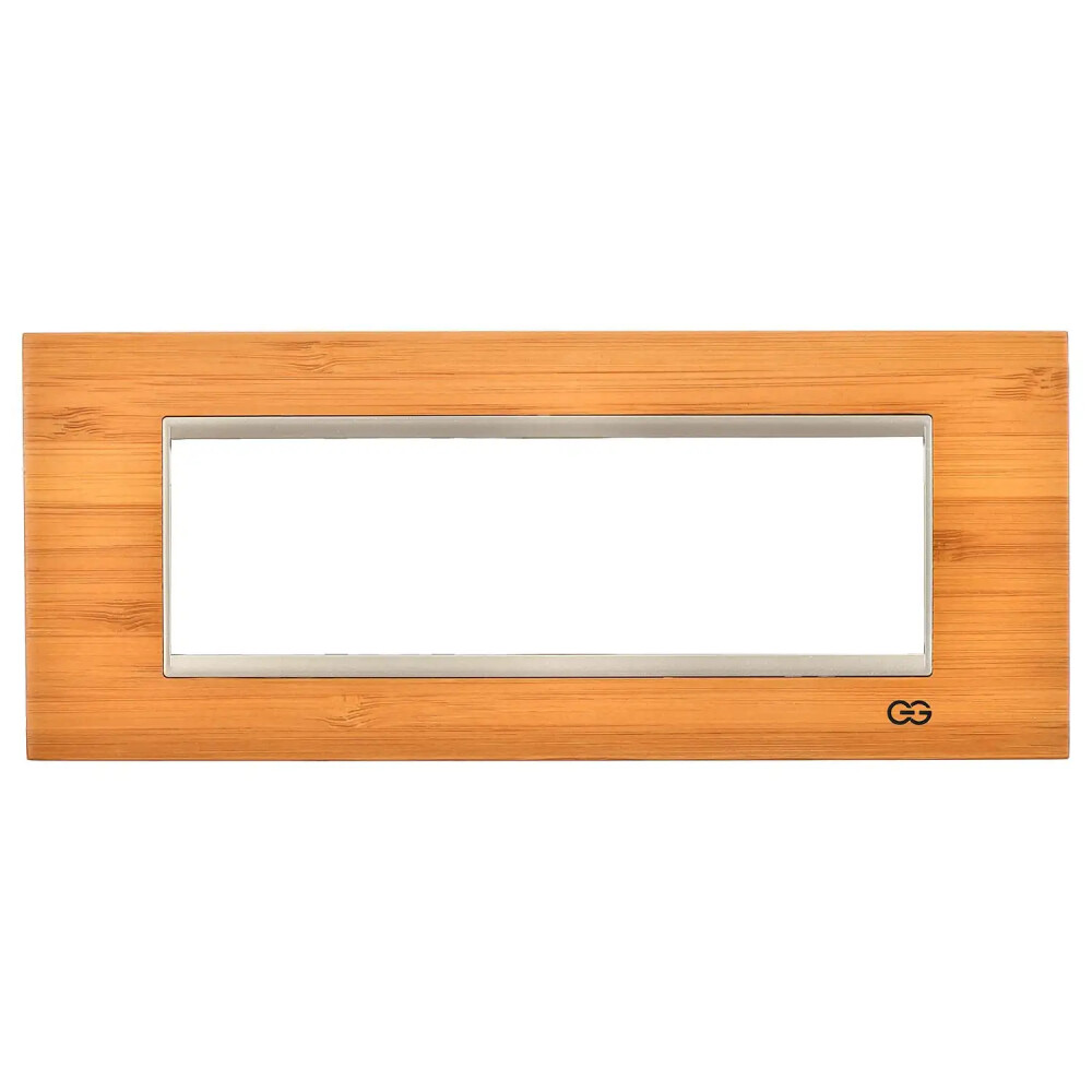 Domino Bambu Ahşap Çerçeve / Çıtası Metalik Bej, 7M - Günsan Elektrik