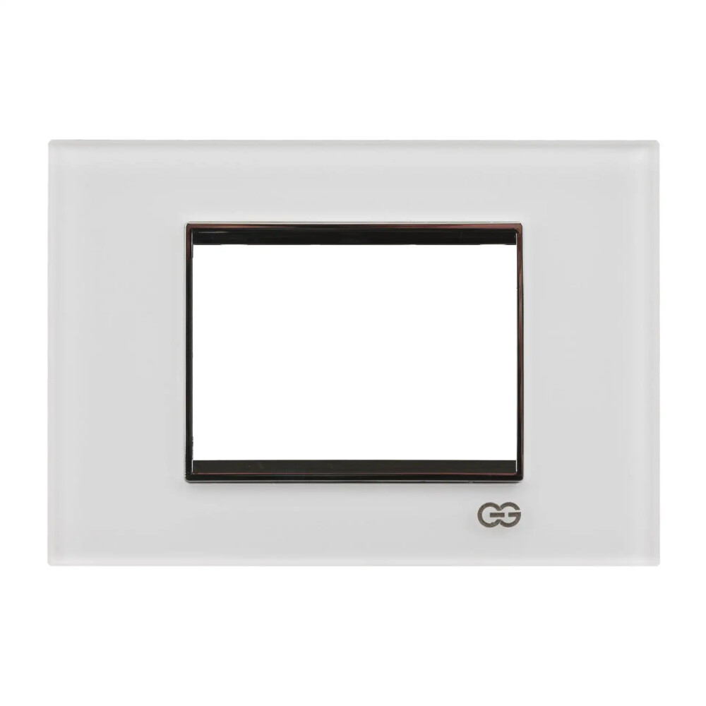 Domino Beyaz Pleksi Çerçeve / Çıtası Krom, 3M - Günsan Elektrik