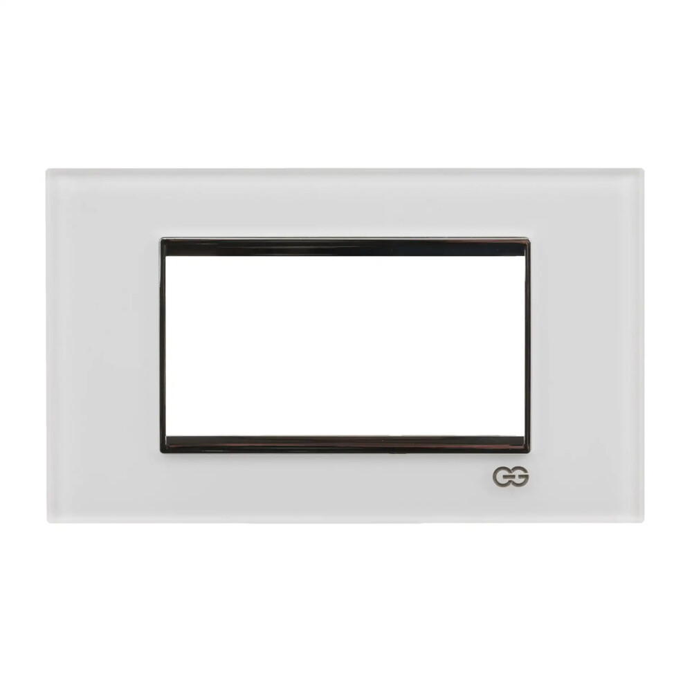 Domino Beyaz Pleksi Çerçeve / Çıtası Krom, 4M - Günsan Elektrik