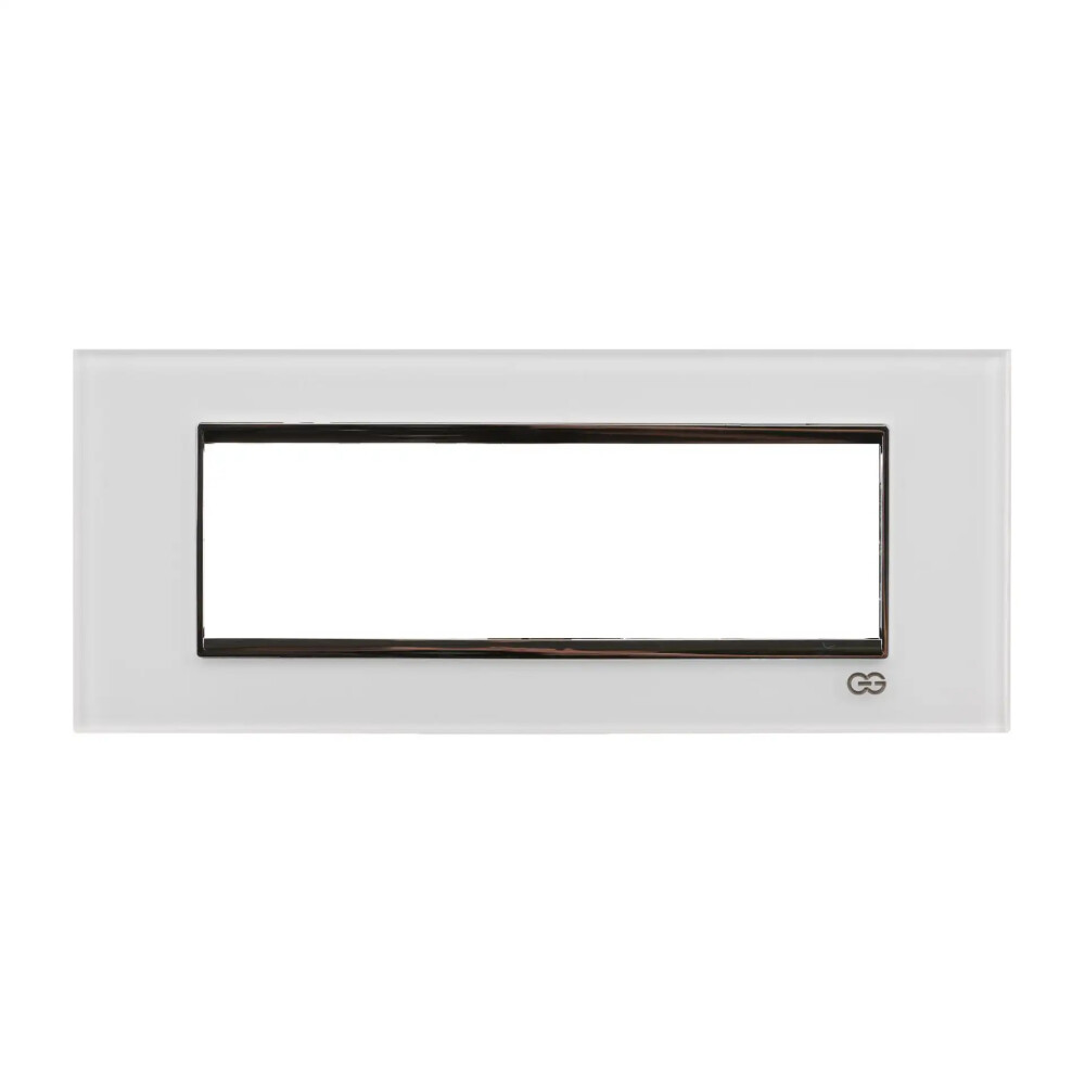 Domino Beyaz Pleksi Çerçeve / Çıtası Krom, 7M - Günsan Elektrik