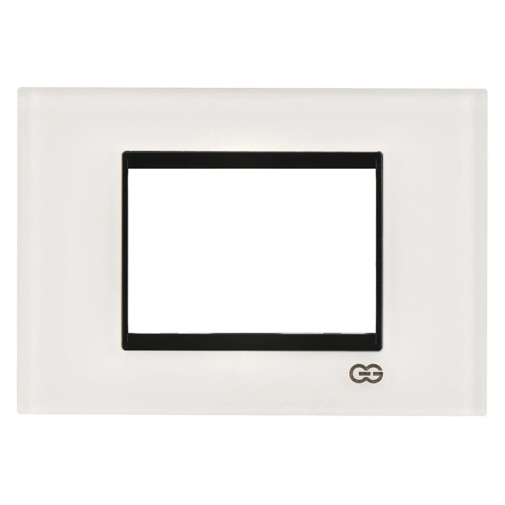 Domino Beyaz Pleksi Çerçeve / Çıtası Siyah, 3M - Günsan Elektrik