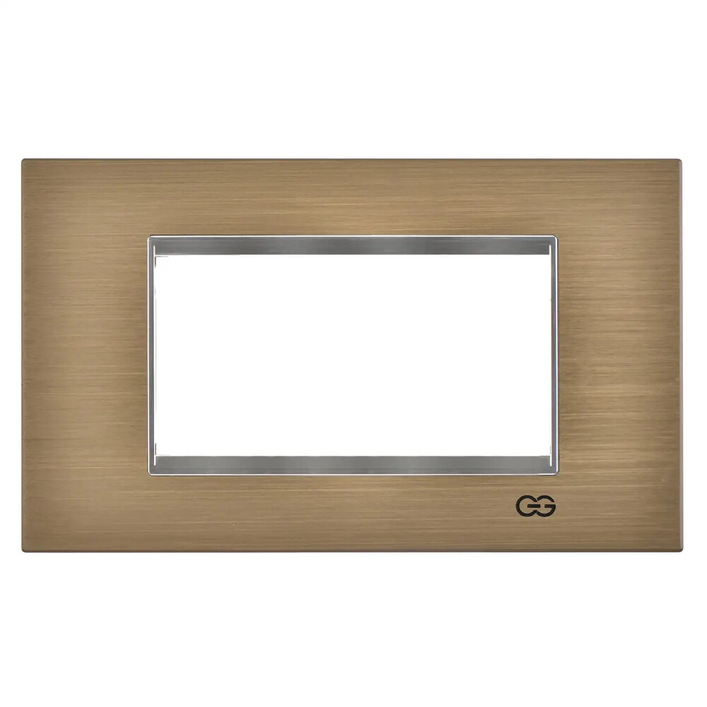 Domino Bronz Inox Çerçeve / Çıtası Krom, 4M - Günsan Elektrik