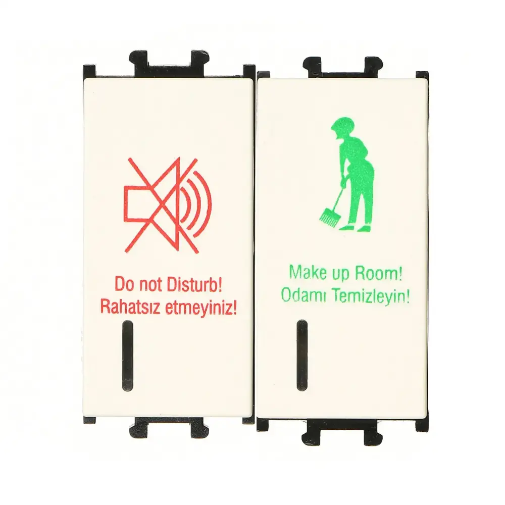 Domino DND/MUR İç Ünite, 2M, Krem (Mekanizma + Tuş/Kapak) - Günsan