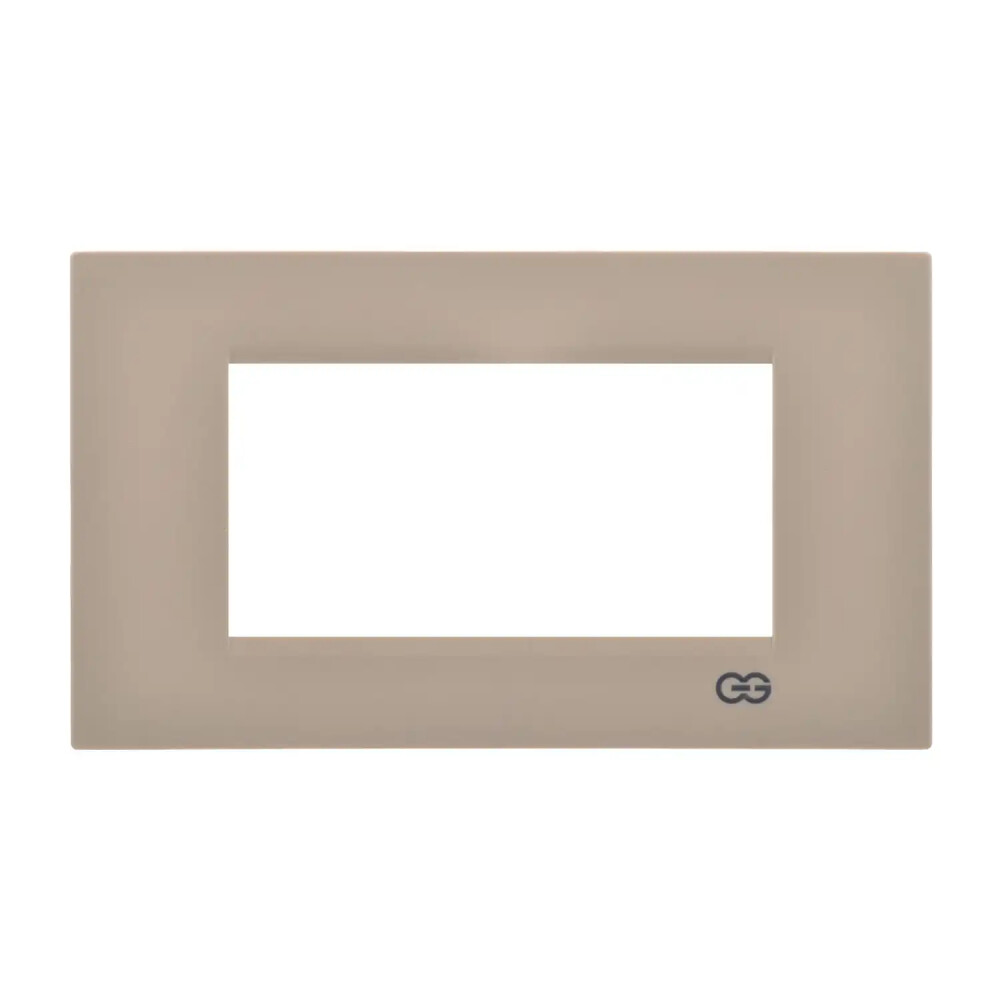 Domino Flat Dörtlü Çerçeve, 4M, Kese Kağıdı - Günsan Elektrik