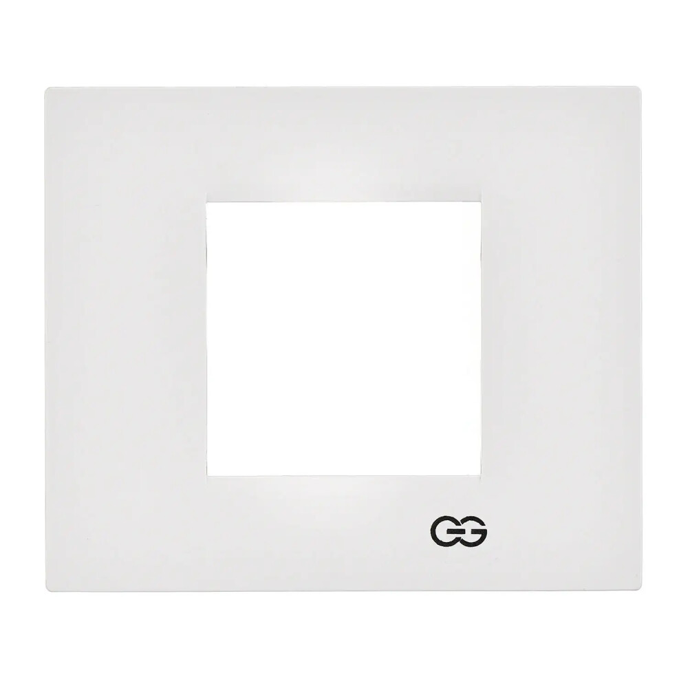 Domino Flat İkili Çerçeve, 2M, Beyaz - Günsan Elektrik