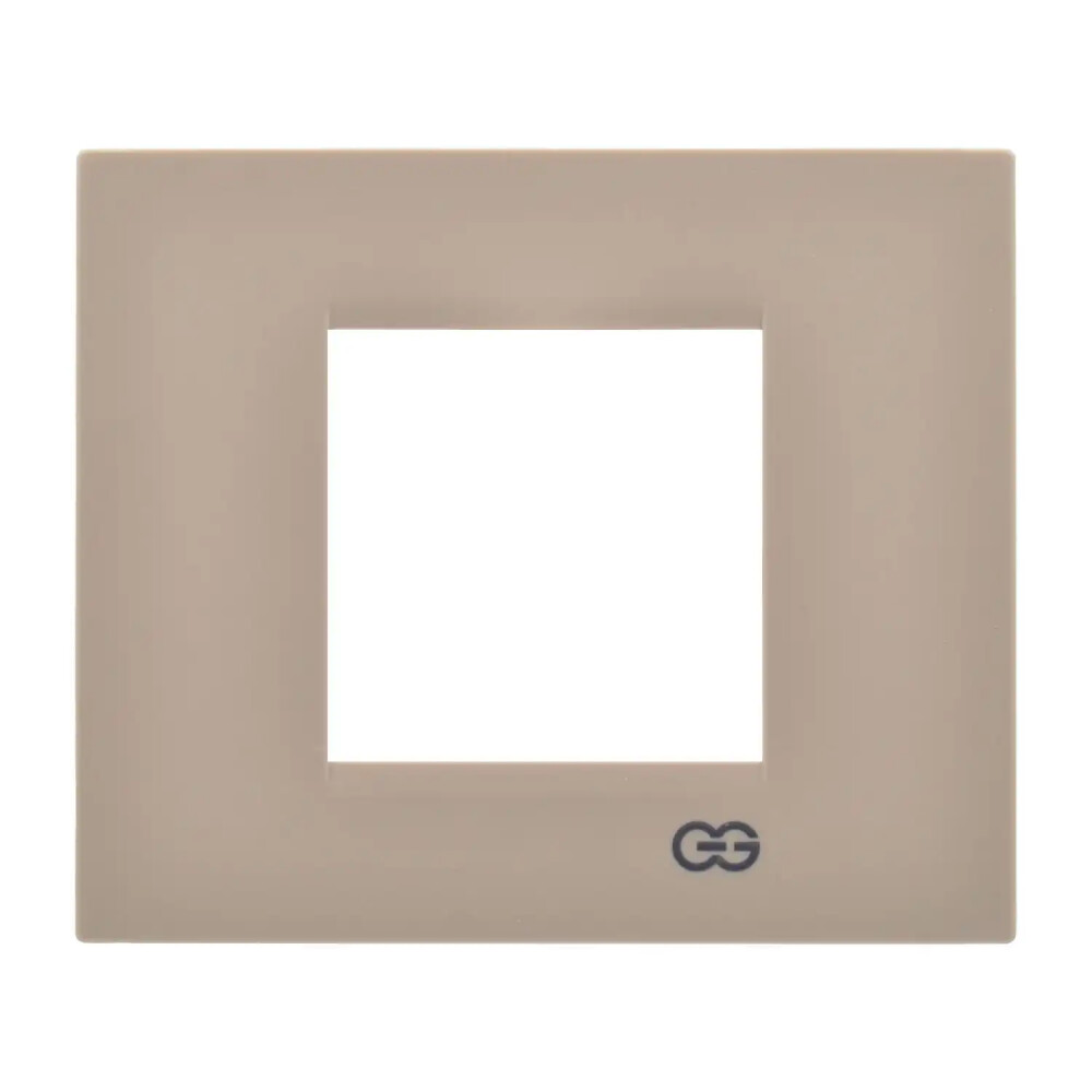 Domino Flat İkili Çerçeve, 2M, Kese Kağıdı - Günsan Elektrik