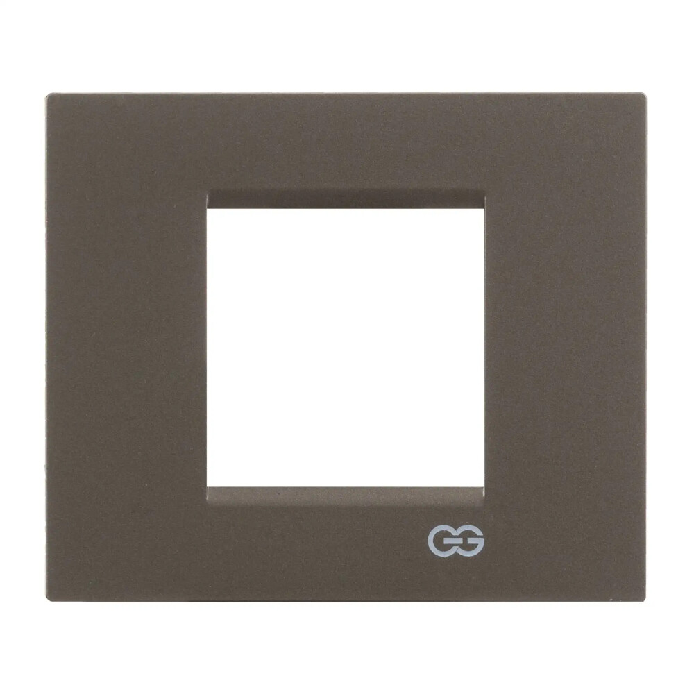 Domino Flat İkili Çerçeve, 2M, Mocha - Günsan Elektrik