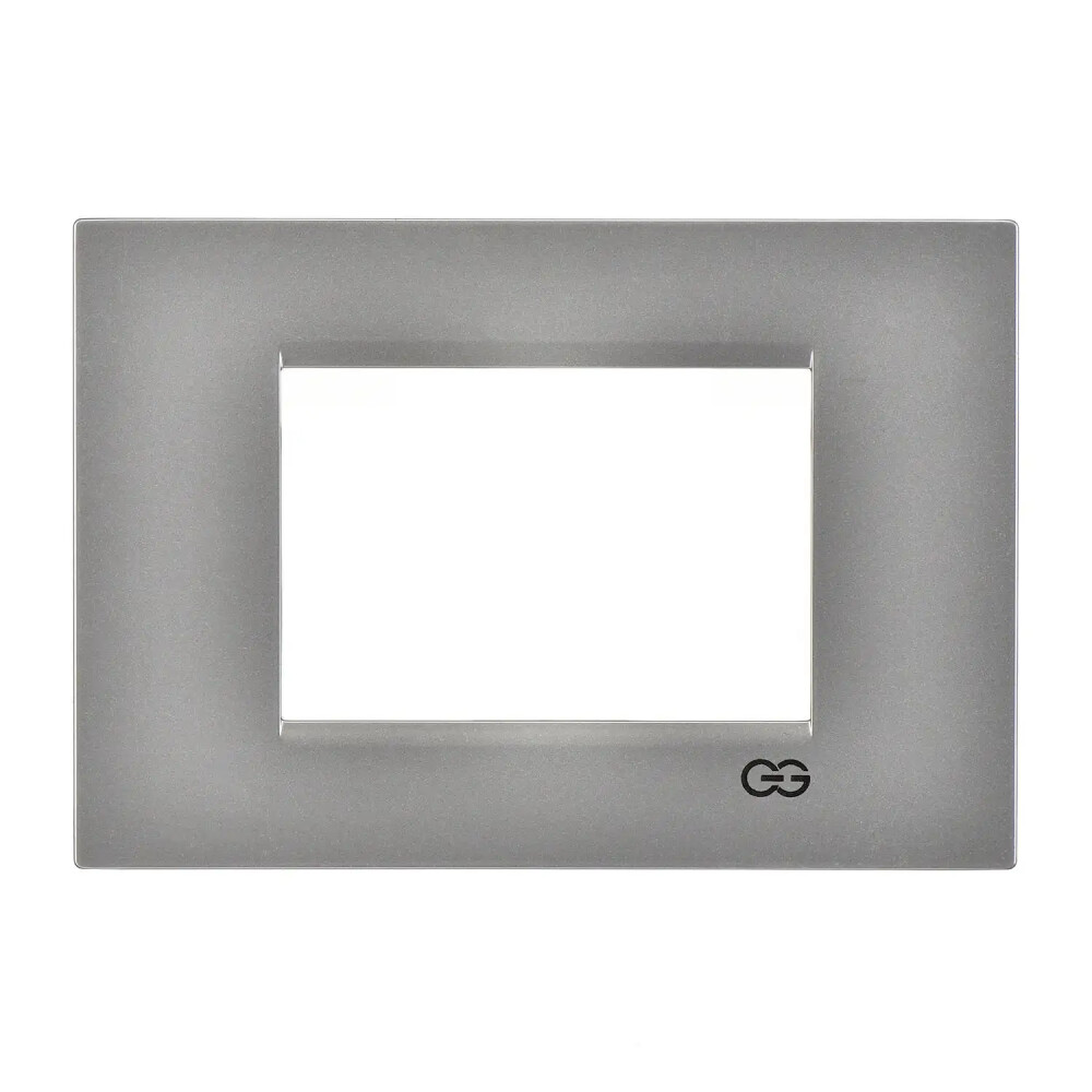 Domino Flat Üçlü Çerçeve, 3M, Gümüş - Günsan Elektrik