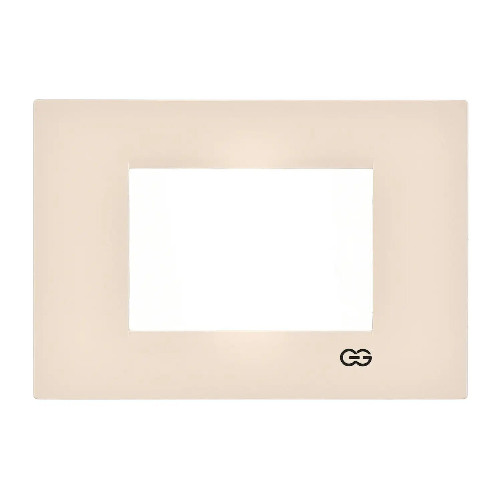 Domino Flat Üçlü Çerçeve, 3M, Krem - Günsan Elektrik