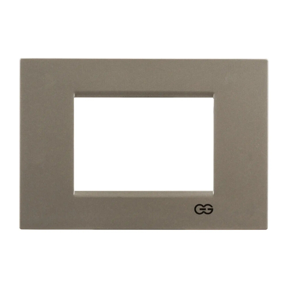 Domino Flat Üçlü Çerçeve, 3M, Metalik Bej - Günsan Elektrik