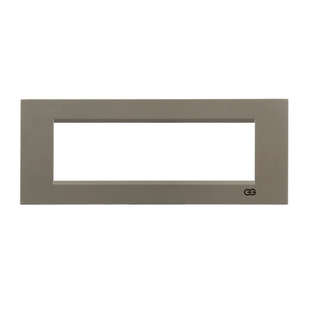 Domino Flat Yedili Çerçeve, 7M, Metalik Bej - Günsan Elektrik