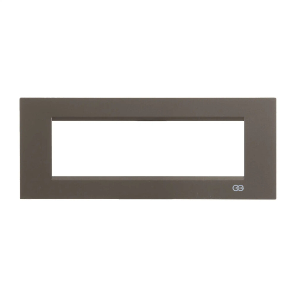 Domino Flat Yedili Çerçeve, 7M, Mocha - Günsan Elektrik