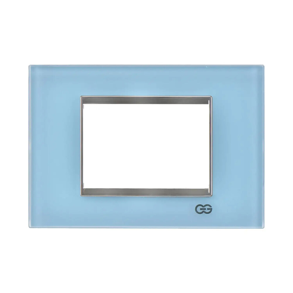 Domino Gök Mavisi Pleksi Çerçeve / Çıtası Krom, 3M - Günsan Elektrik