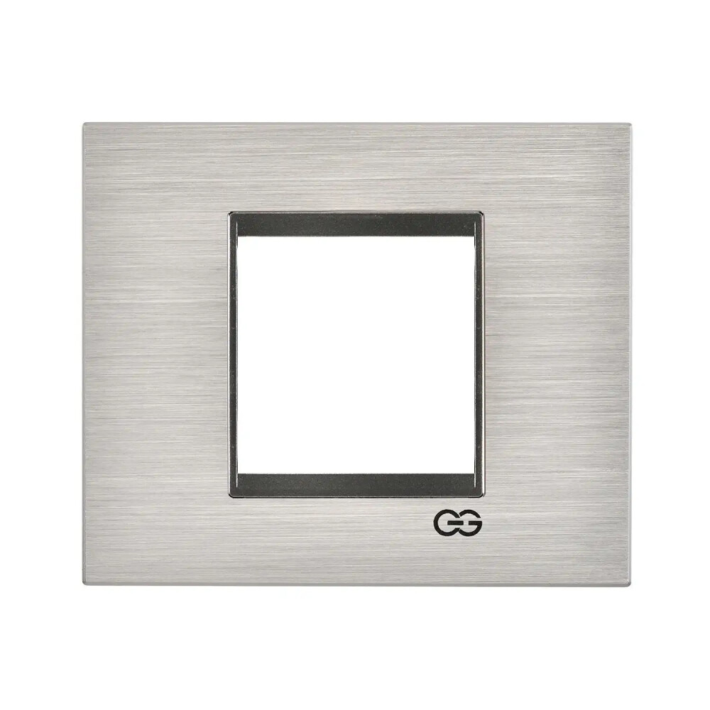 Domino Gümüş Inox Çerçeve / Çıtası Füme, 2M - Günsan Elektrik