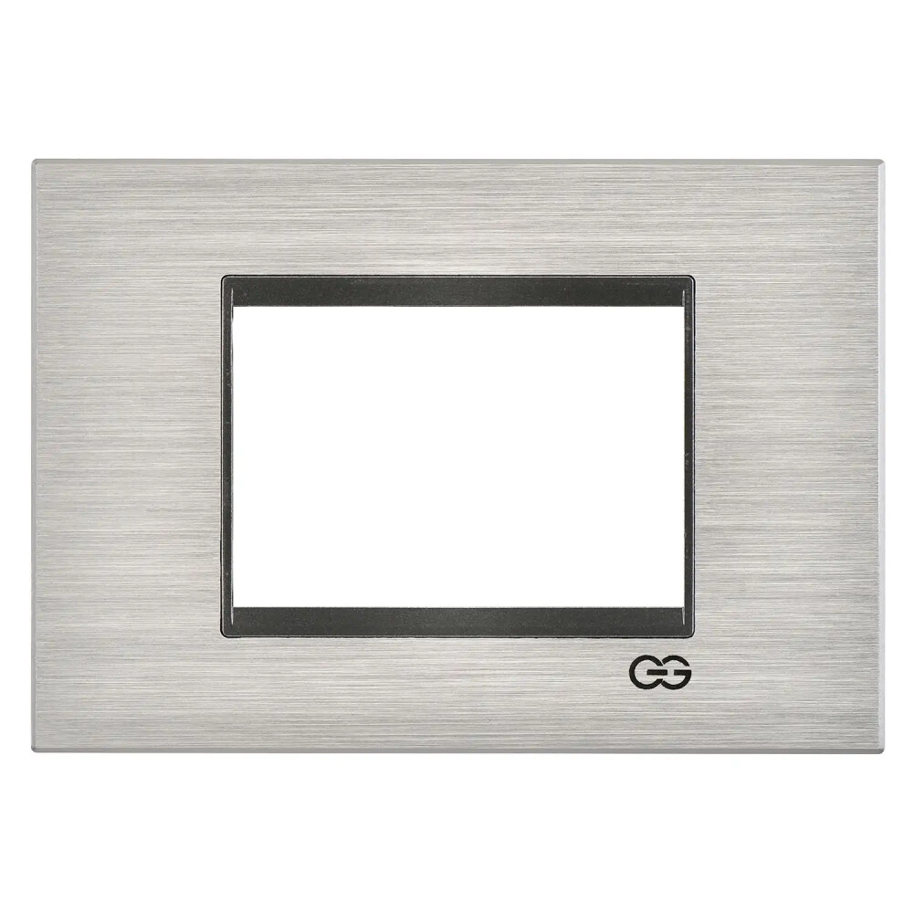 Domino Gümüş Inox Çerçeve / Çıtası Füme, 3M - Günsan Elektrik