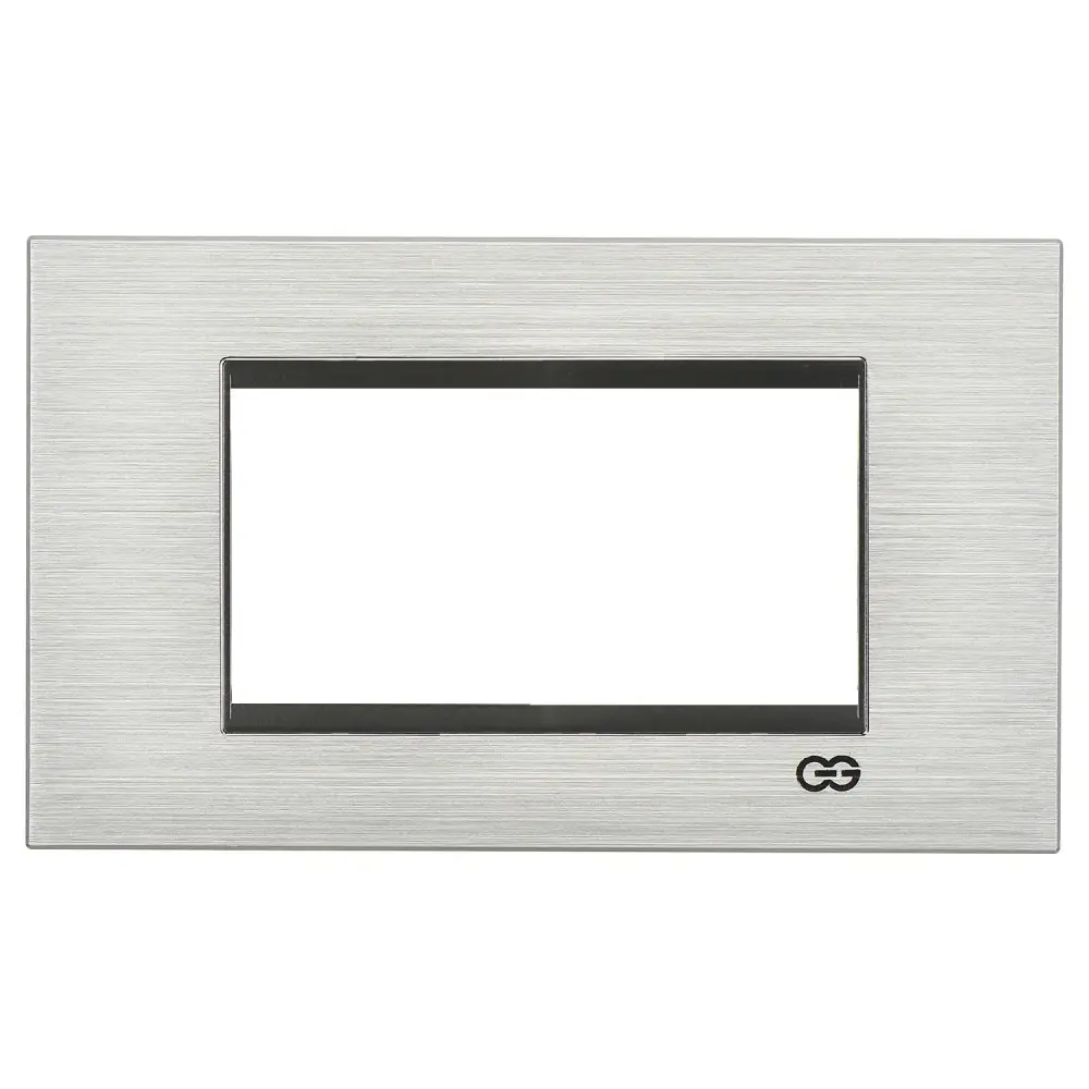 Domino Gümüş Inox Çerçeve / Çıtası Füme, 4M - Günsan