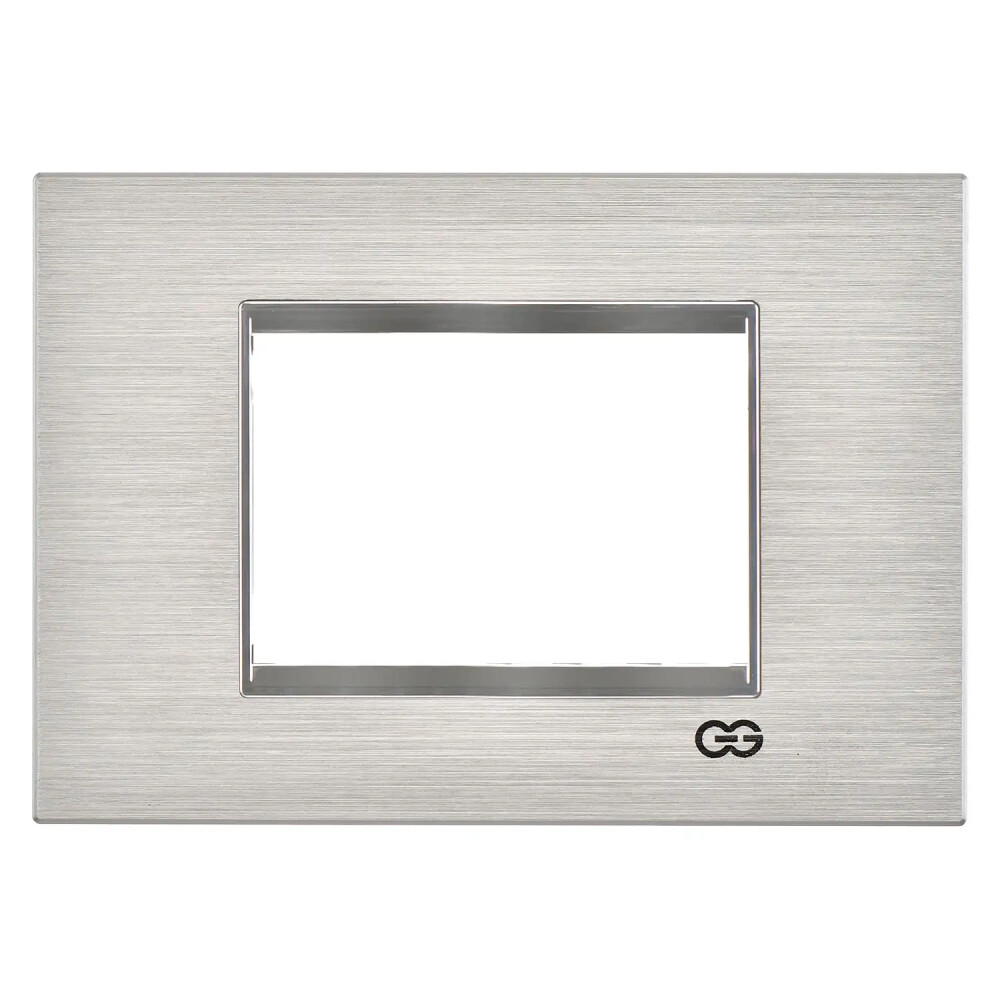 Domino Gümüş Inox Çerçeve / Çıtası Krom, 3M - Günsan Elektrik