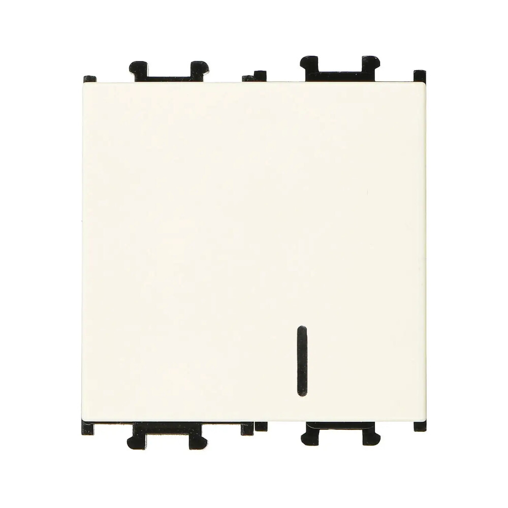 Domino Işıklı Anahtar Geniş, 2M, Krem (Mekanizma + Tuş/Kapak) - Günsan Elektrik