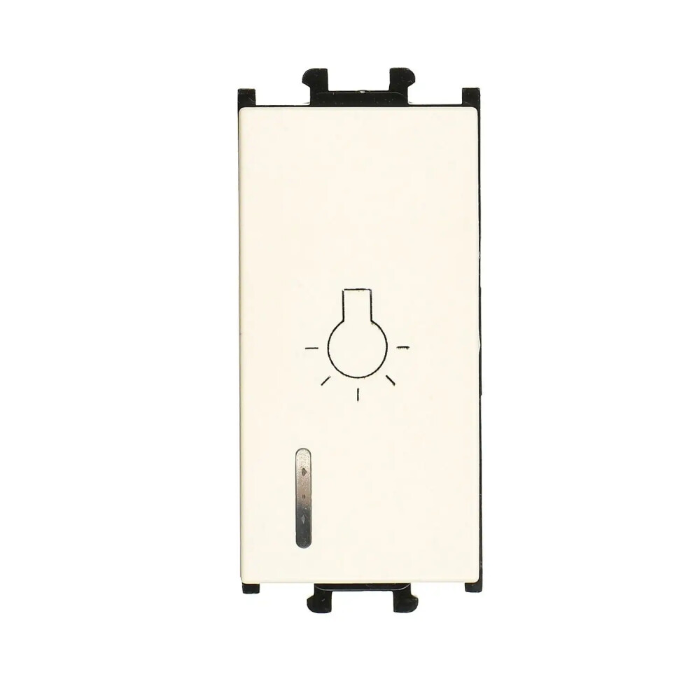 Domino Işıklı Liht, 1M, Krem (Mekanizma + Tuş/Kapak) - Günsan Elektrik