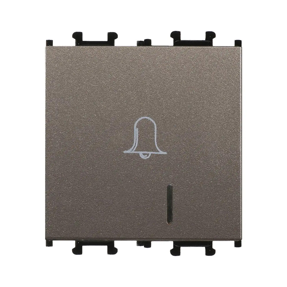 Domino Işıklı Liht Geniş, 2M, Mocha (Mekanizma + Tuş/Kapak) - Günsan Elektrik