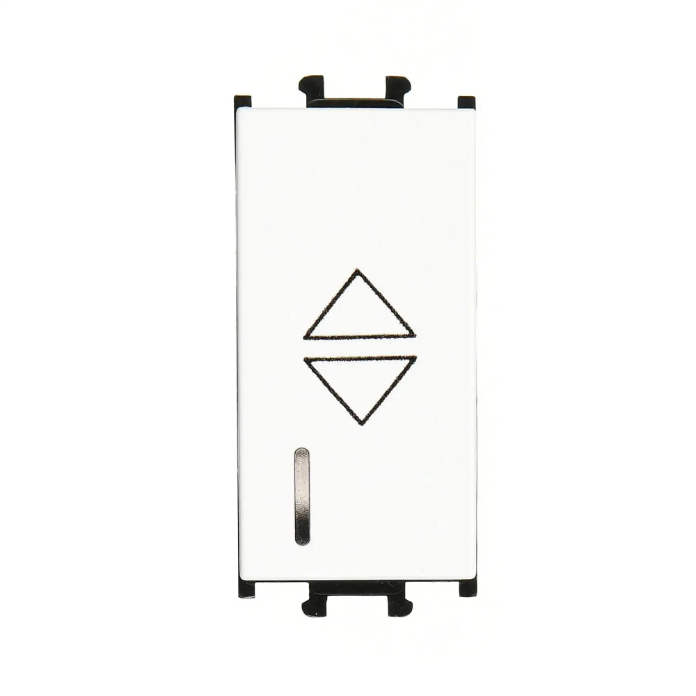 Domino Işıklı Vavien, 1M, Beyaz (Mekanizma + Tuş/Kapak) - Günsan Elektrik