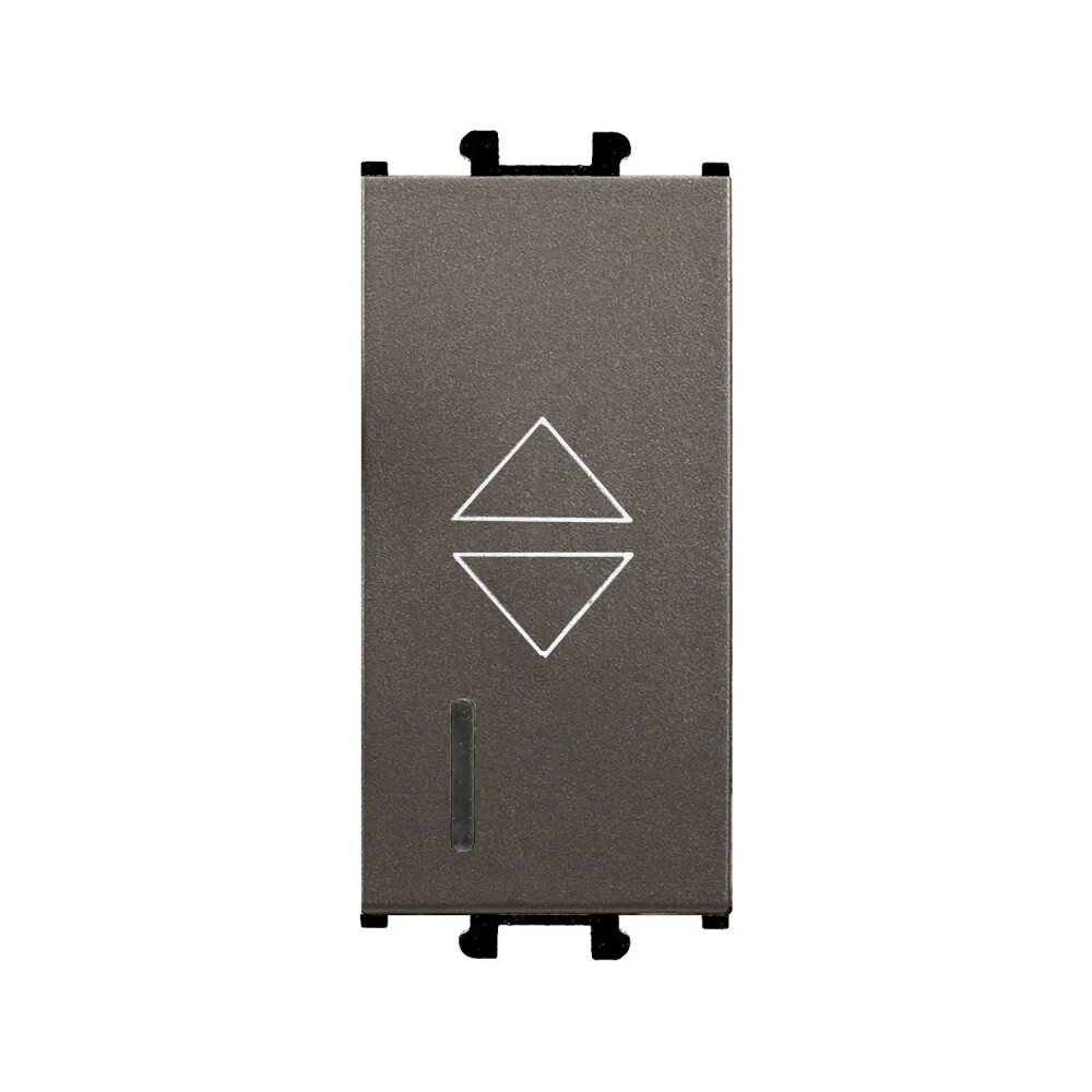 Domino Işıklı Vavien, 1M, Mocha (Mekanizma + Tuş/Kapak) - Günsan Elektrik