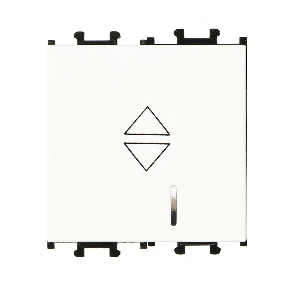 Domino Işıklı Vavien Geniş, 2M, Beyaz (Mekanizma + Tuş/Kapak) - Günsan Elektrik