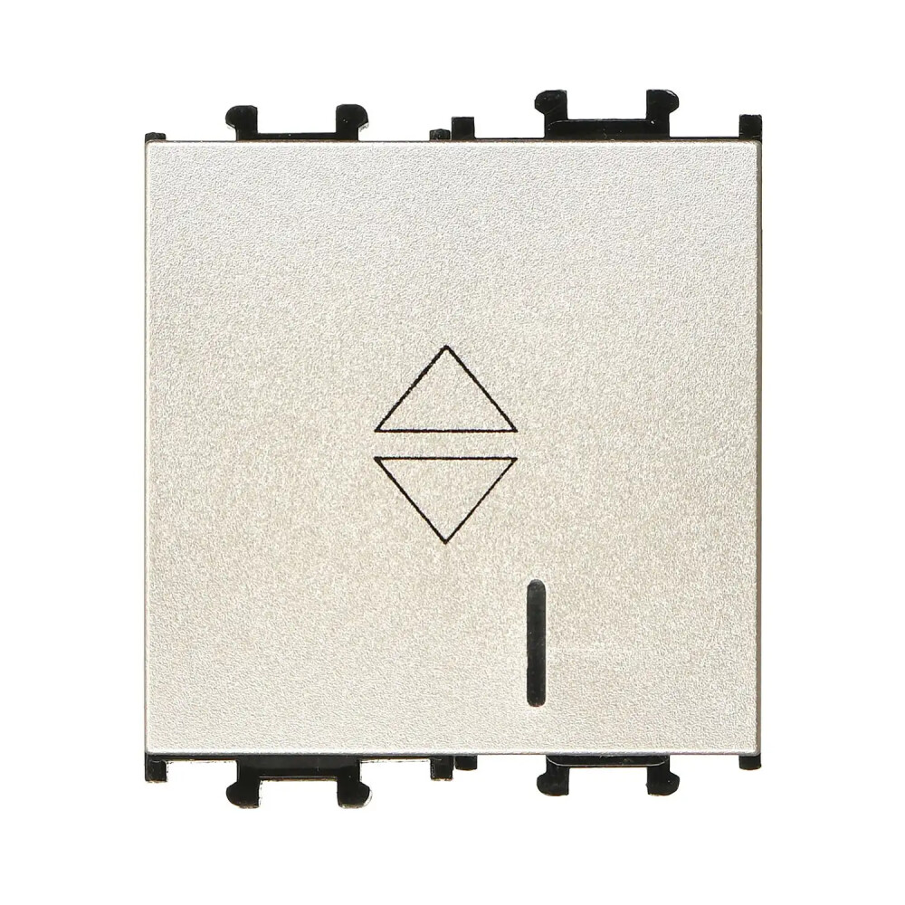 Domino Işıklı Vavien Geniş, 2M, Metalik Bej (Mekanizma + Tuş/Kapak) - Günsan Elektrik