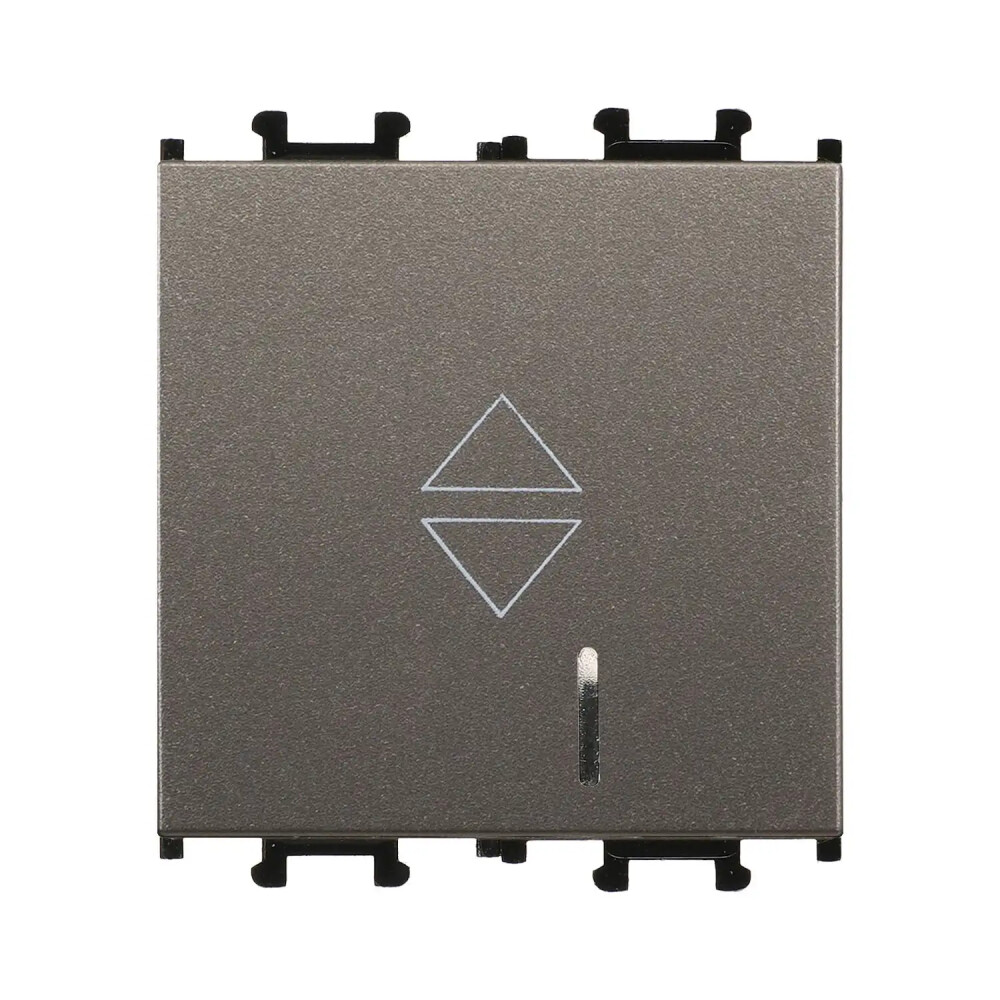 Domino Işıklı Vavien Geniş, 2M, Mocha (Mekanizma + Tuş/Kapak) - Günsan Elektrik