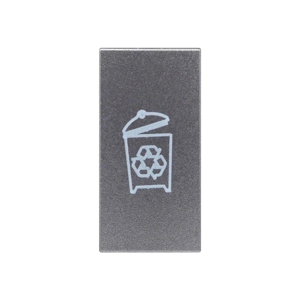 Domino Kapak Çöp Öğütücü Anahtarı, 1M, Füme - Günsan Elektrik