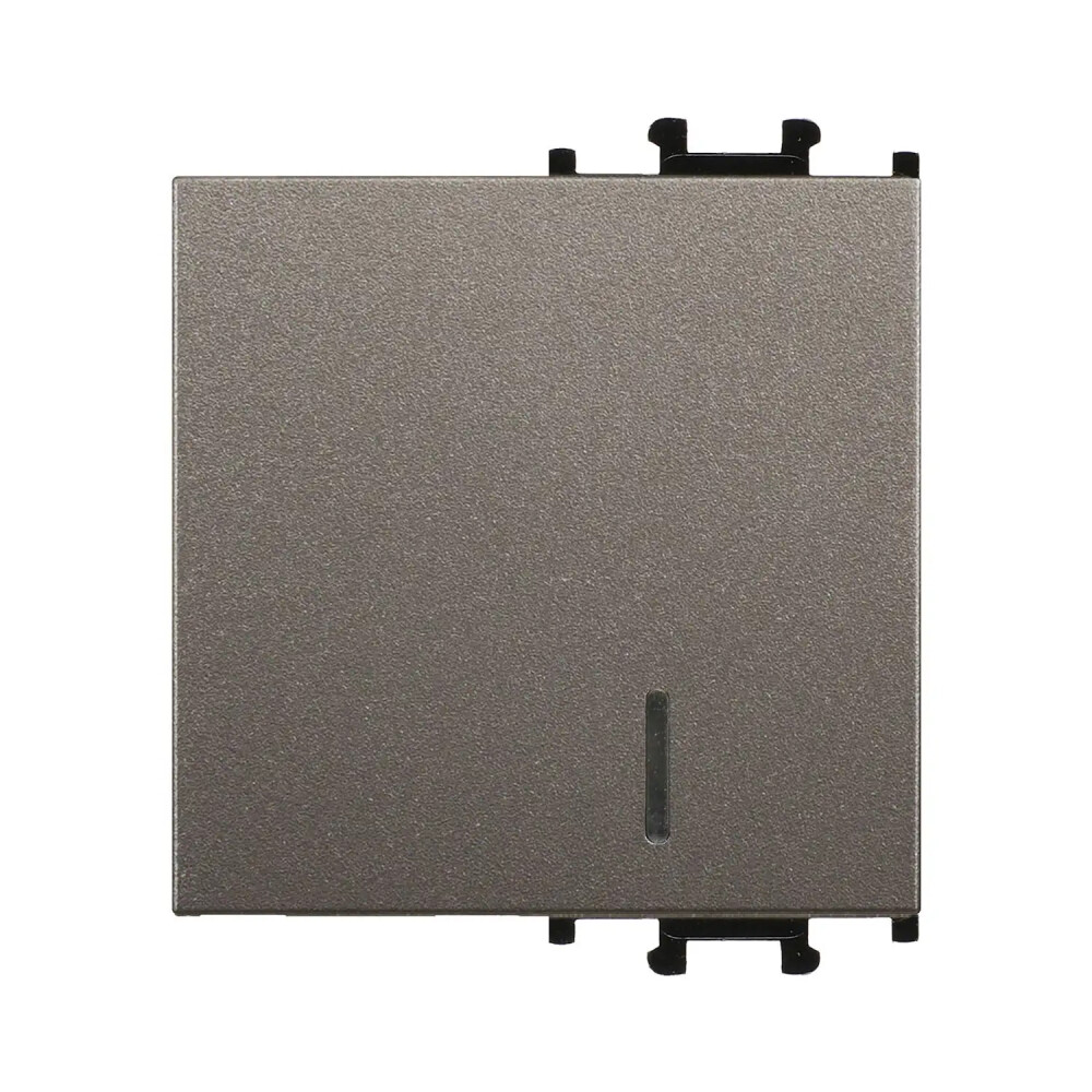 Domino Kapak Işıklı Anahtar, 2M, Mocha - Günsan Elektrik