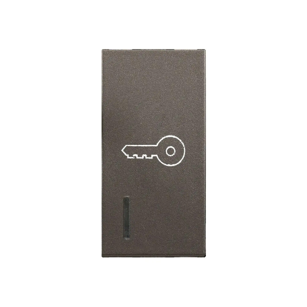 Domino Kapak Işıklı Kapı Otomatiği, 1M, Mocha - Günsan Elektrik