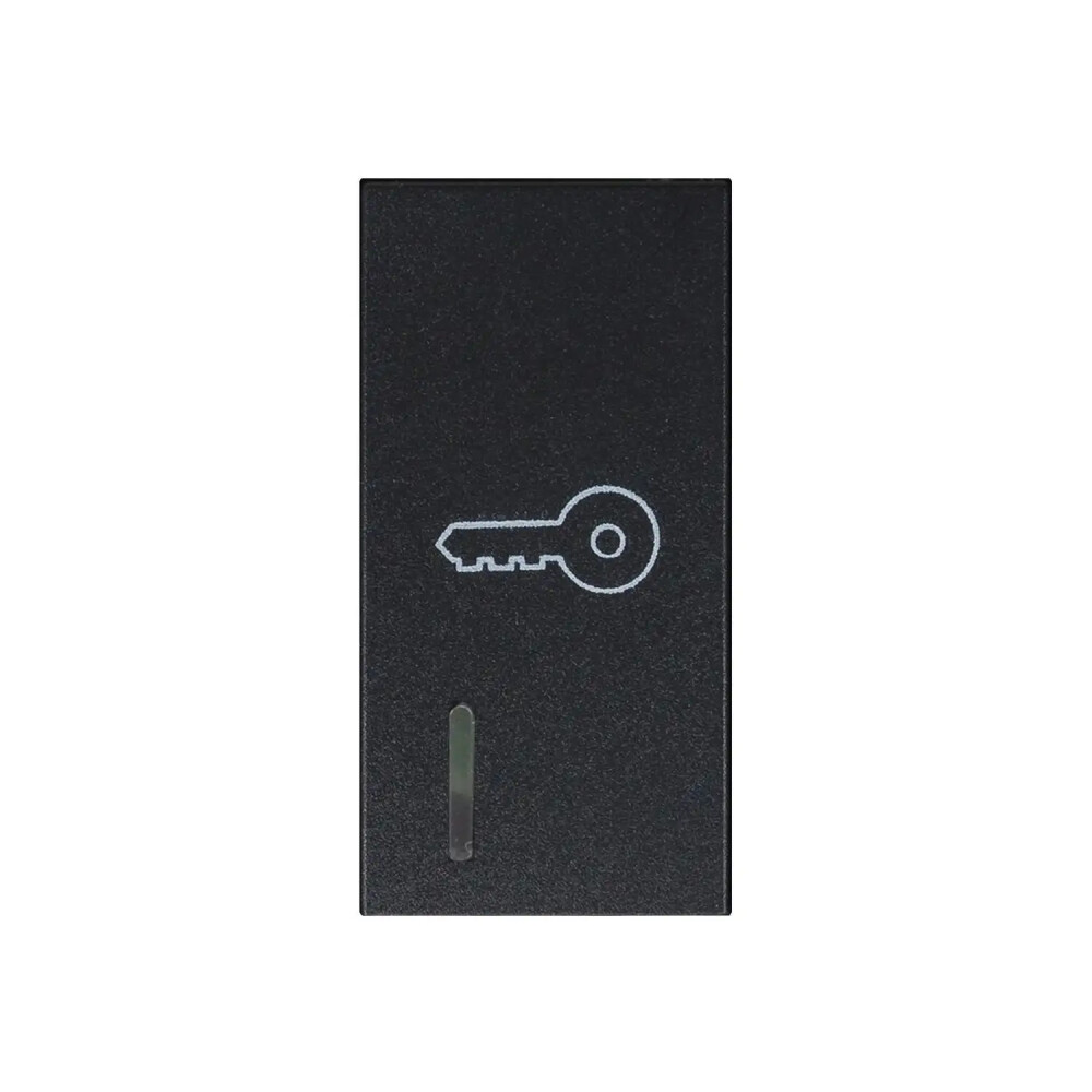 Domino Kapak Işıklı Kapı Otomatiği, 1M, Siyah - Günsan Elektrik