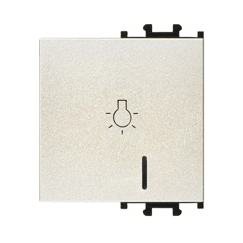 Domino Kapak Işıklı Liht, 2M, Metalik Bej - Günsan Elektrik