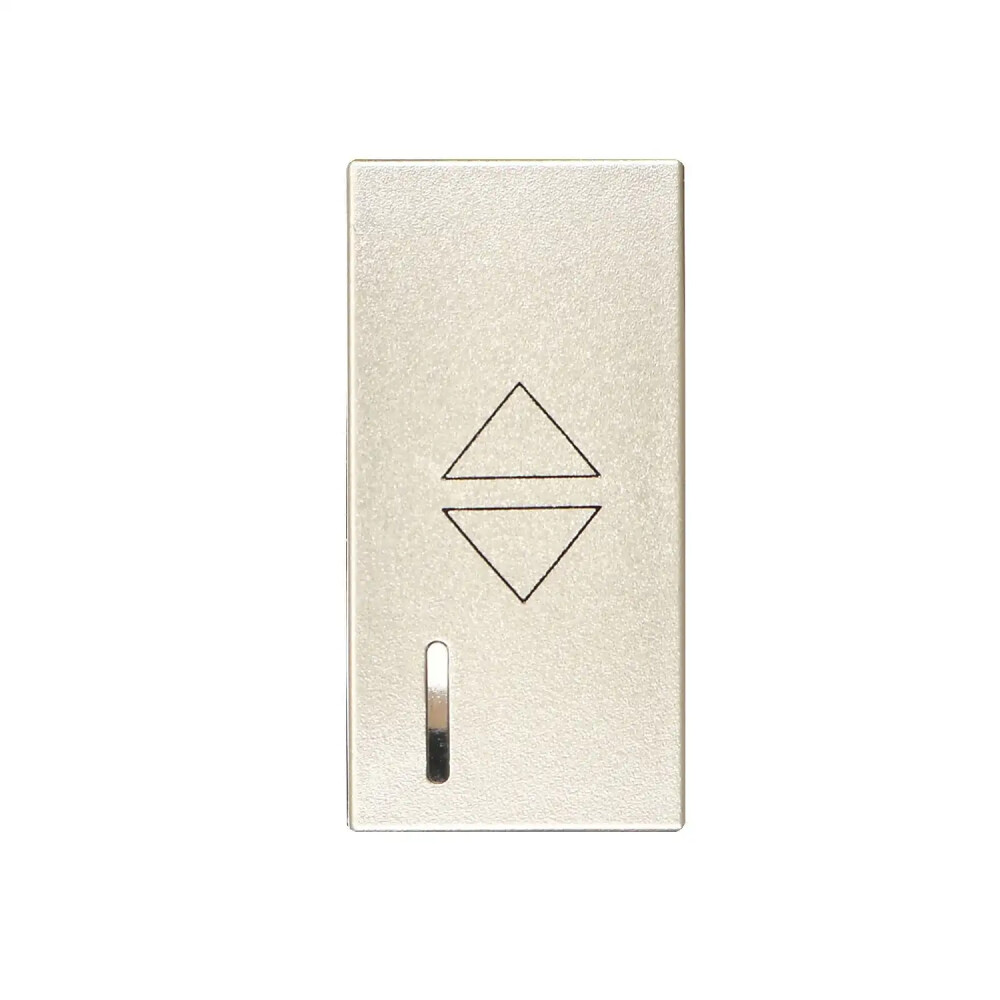 Domino Kapak Işıklı Vavien, 1M, Metalik Bej - Günsan Elektrik