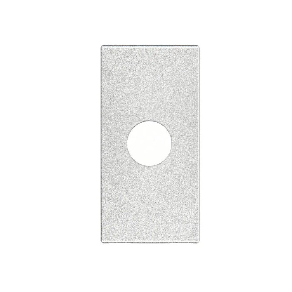 Domino Kapak Kablo Çıkış Kapağı, 1M, Gümüş - Günsan Elektrik