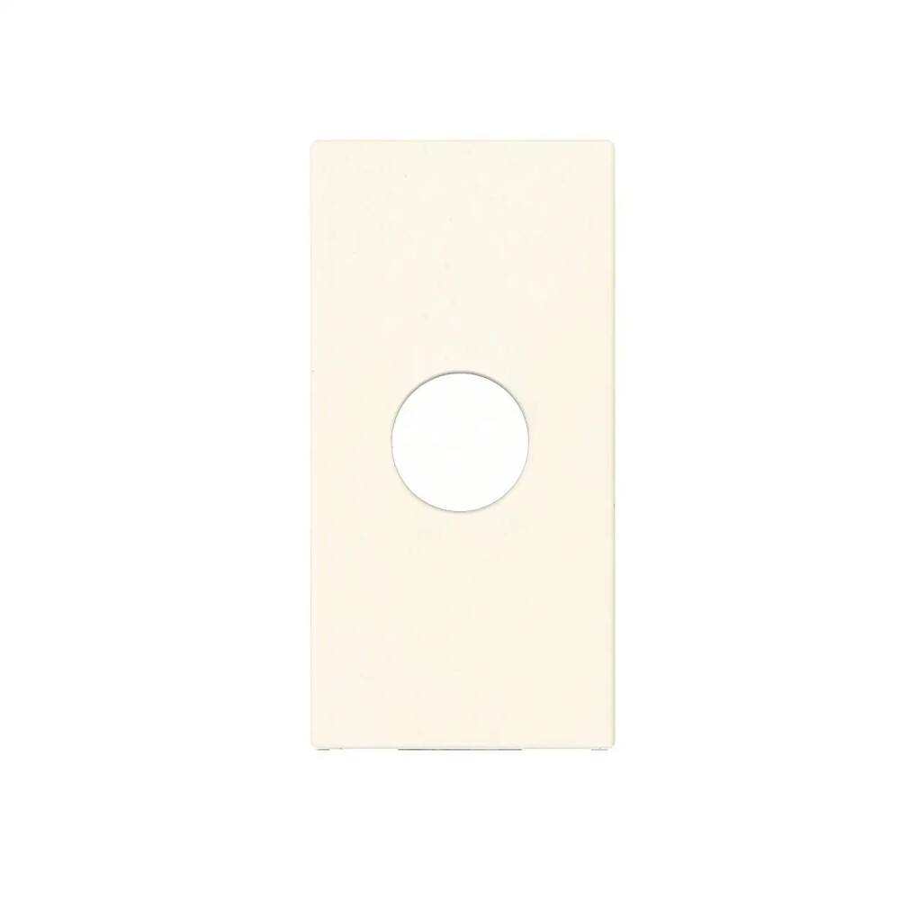 Domino Kapak Kablo Çıkış Kapağı, 1M, Krem - Günsan Elektrik