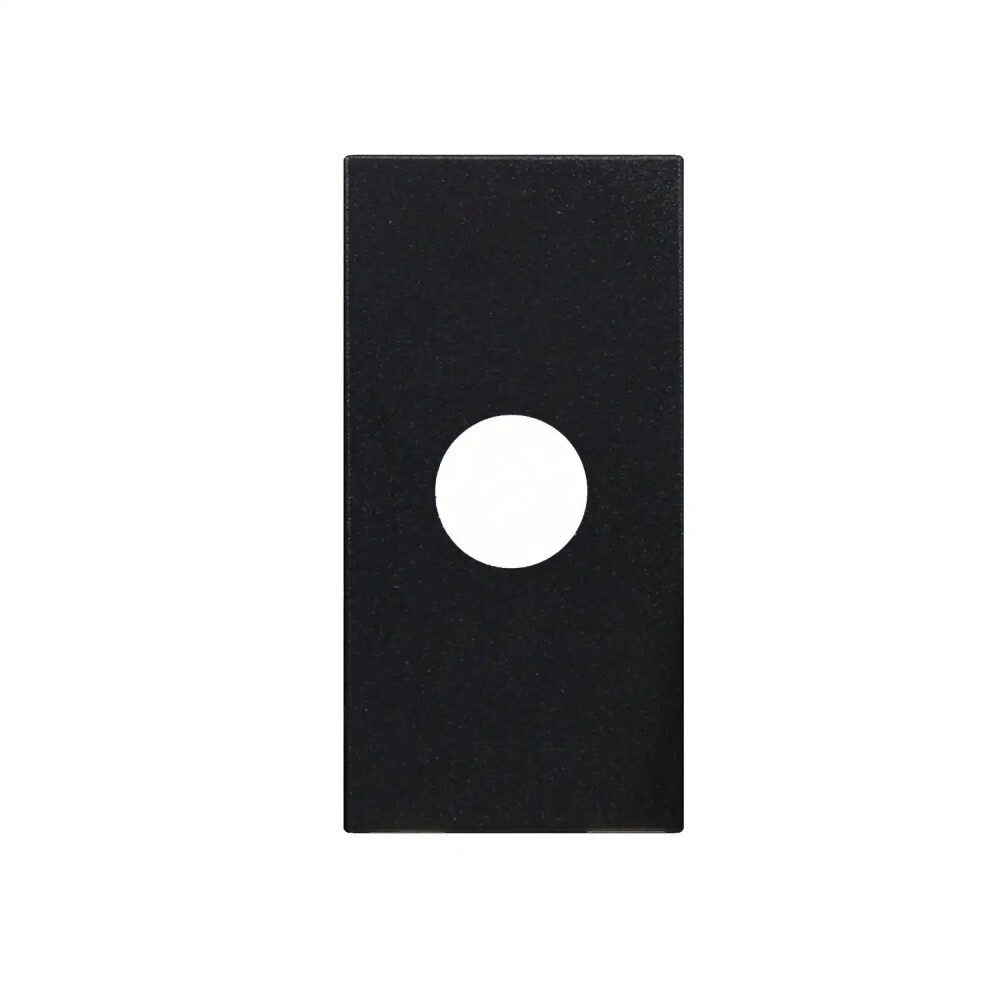 Domino Kapak Kablo Çıkış Kapağı, 1M, Siyah - Günsan Elektrik