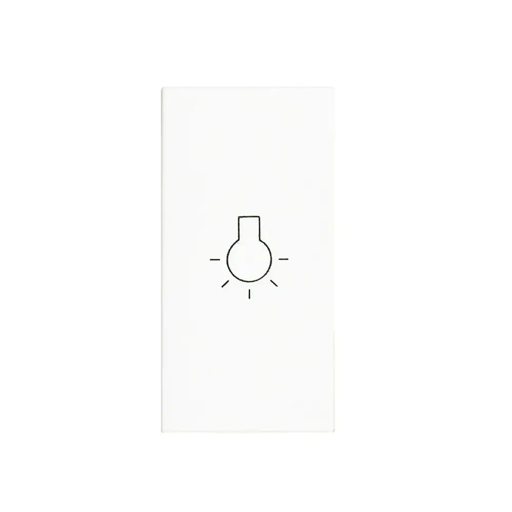 Push Button, Cover, 1M, White - Günsan