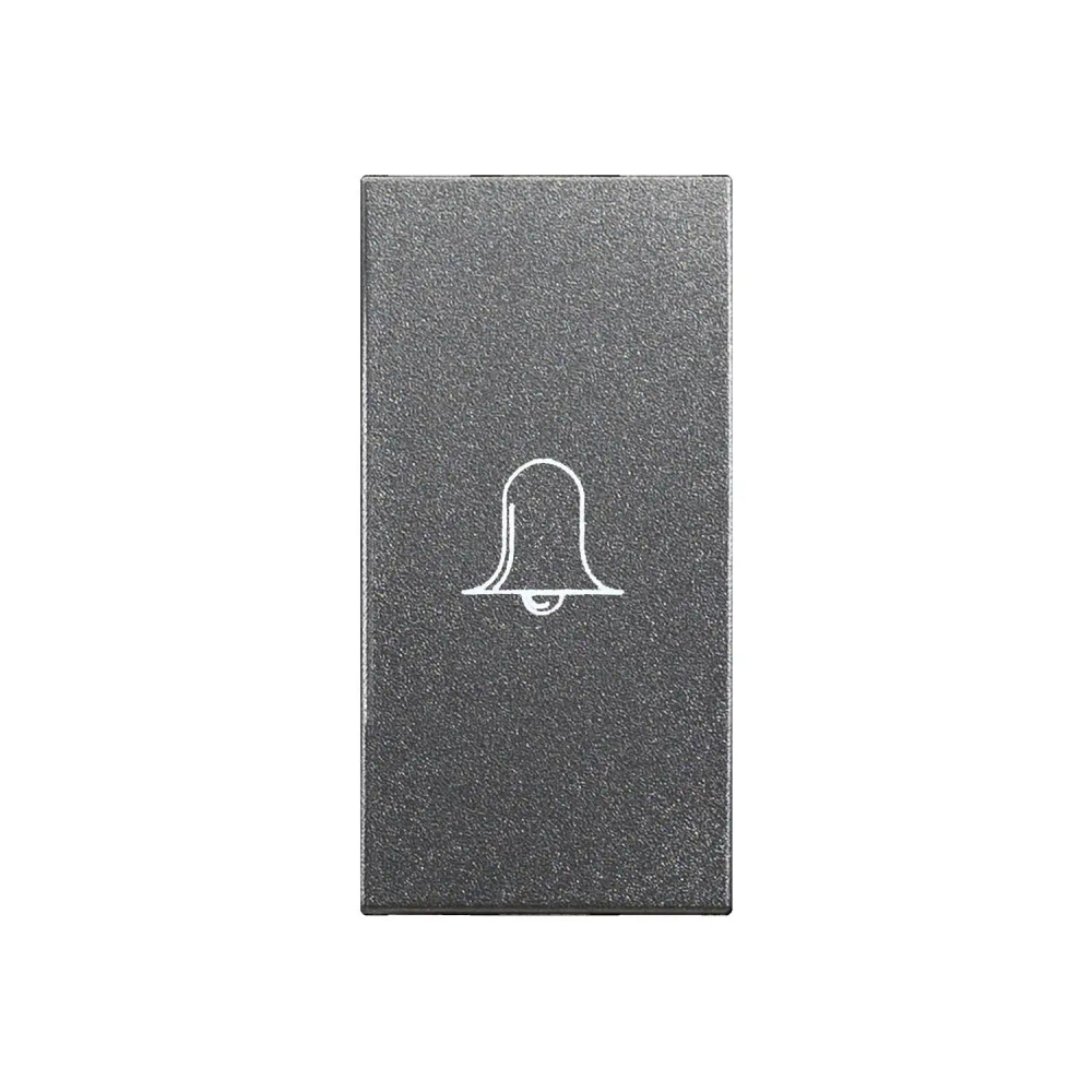 Domino Kapak Zil Butonu, 1M, Füme - Günsan Elektrik